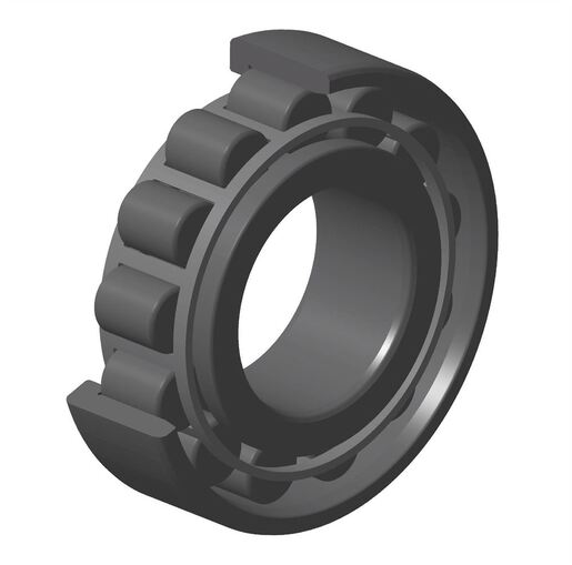 Однорядный цилиндрический роликоподшипник NTN NF316