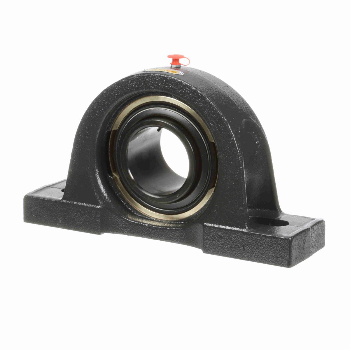 Sealmaster Mounted Cast Iron Two Bolt Pillow Block Ball Bearing - 52100 Bearing Steel, Black Oxided - Setscrew Lock - High Temperature - EMP-47 HT