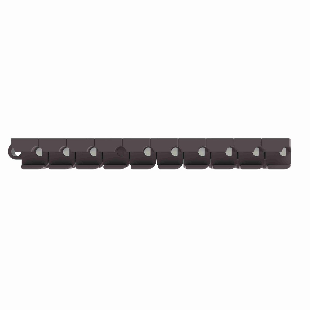 Rexnord 1055 FTTAB Side-flexing Solid Top, Material: Brown High Performance, Width: 3.3in, Pitch: 1in - 749.73.31