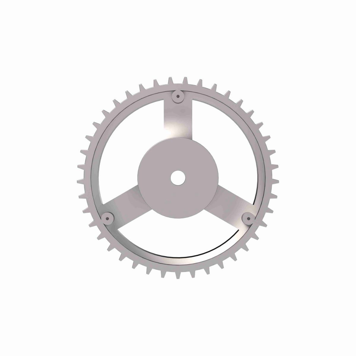 Rexnord 820 Series Solid One Piece Cast Iron Sprocket with 41 Teeth and a 3/4in Round Rough Stock Bore (RSB) - 401-334-2