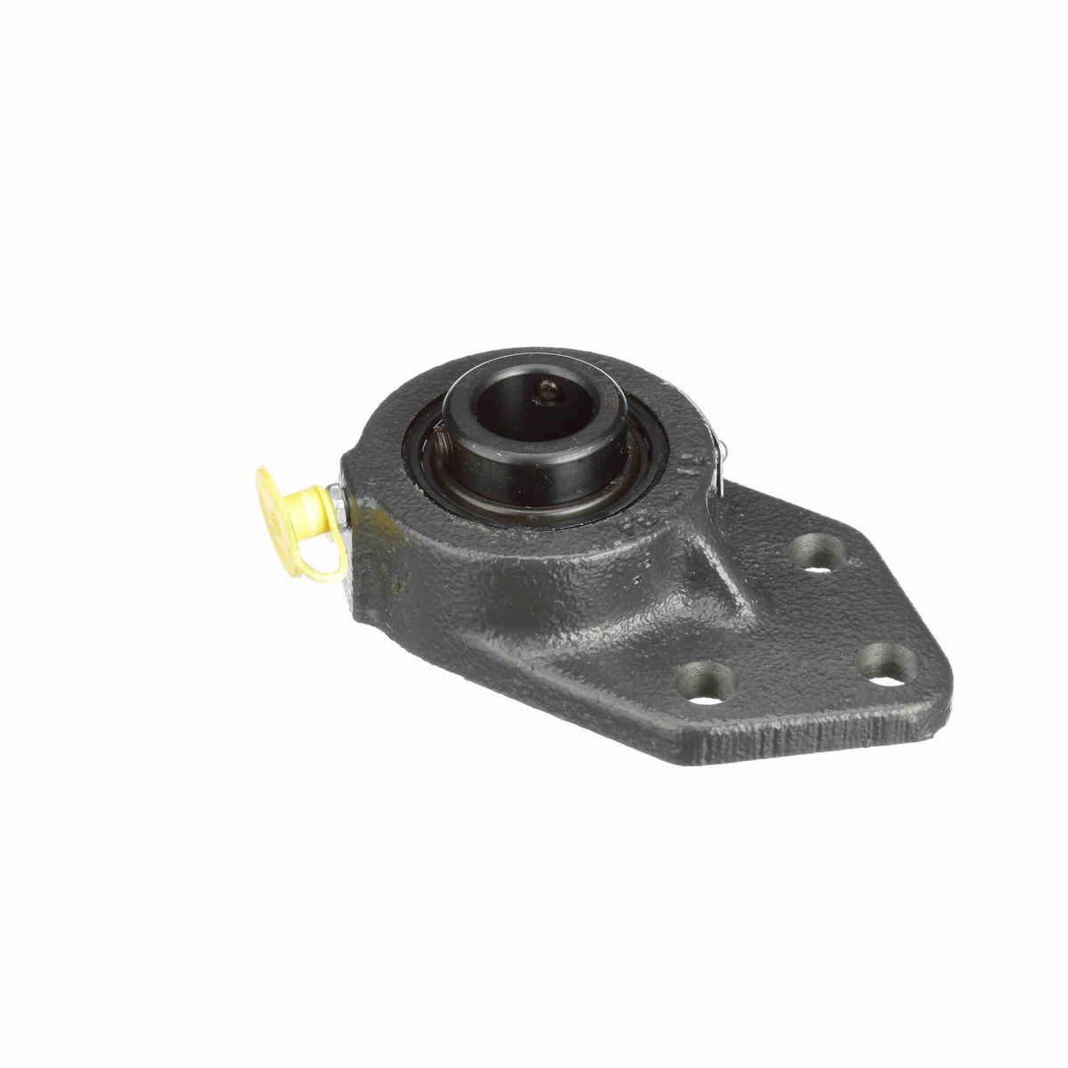 Sealmaster Mounted Cast Iron Three Bolt Flange Bracket Ball Bearing - 52100 Bearing Steel, Black Oxided - Setscrew Lock - FB-12C