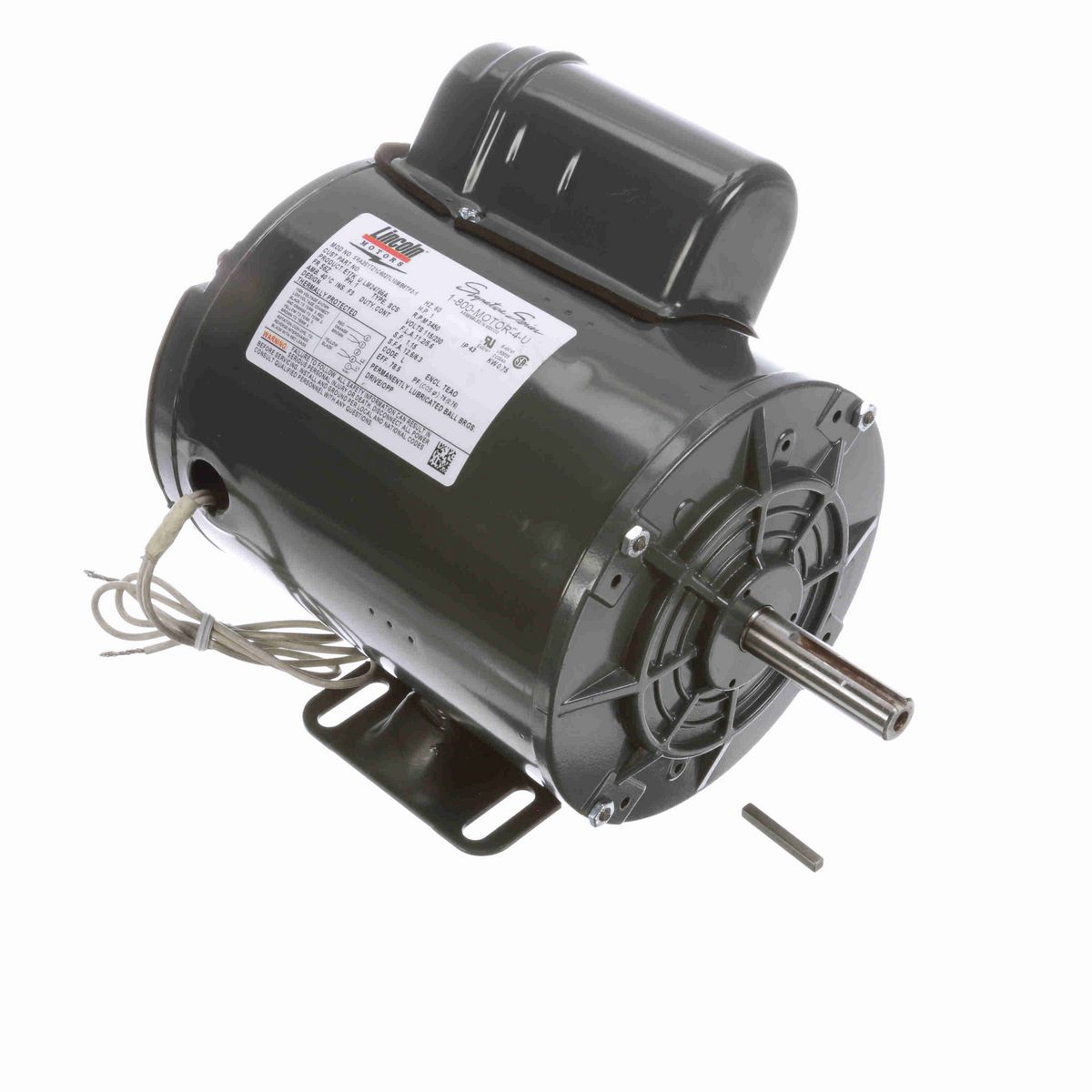 LEESON Agricultural Motor, 1 HP, 1 Ph, 60 Hz, 115/230 V, 3600 RPM, 56 Frame, TEAO - LM24786