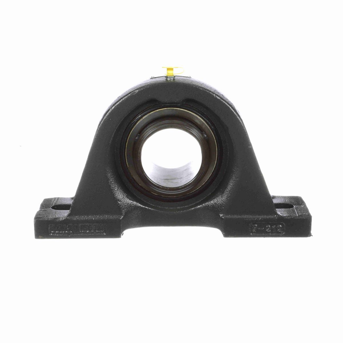 Sealmaster Mounted Cast Iron Two Bolt Pillow Block Ball Bearing - 52100 Bearing Steel, Black Oxided - Double Setscrew Lock - SPD-43