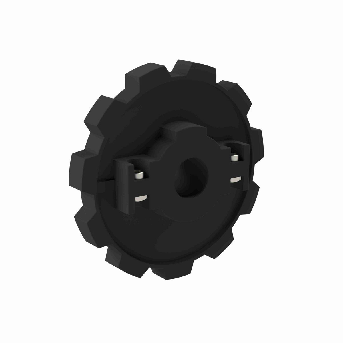 Rexnord 880 Series Split Molded Nylon Sprocket with 11 Teeth and 1in Round Idler Bore - 614-101-7