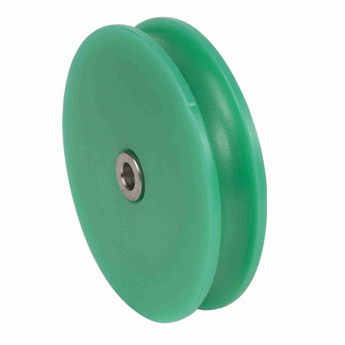 System Plast Cable Pulley for 3/8"Cable,~with Metal Sleeve for 1/4" Bolt - HGCP-1004