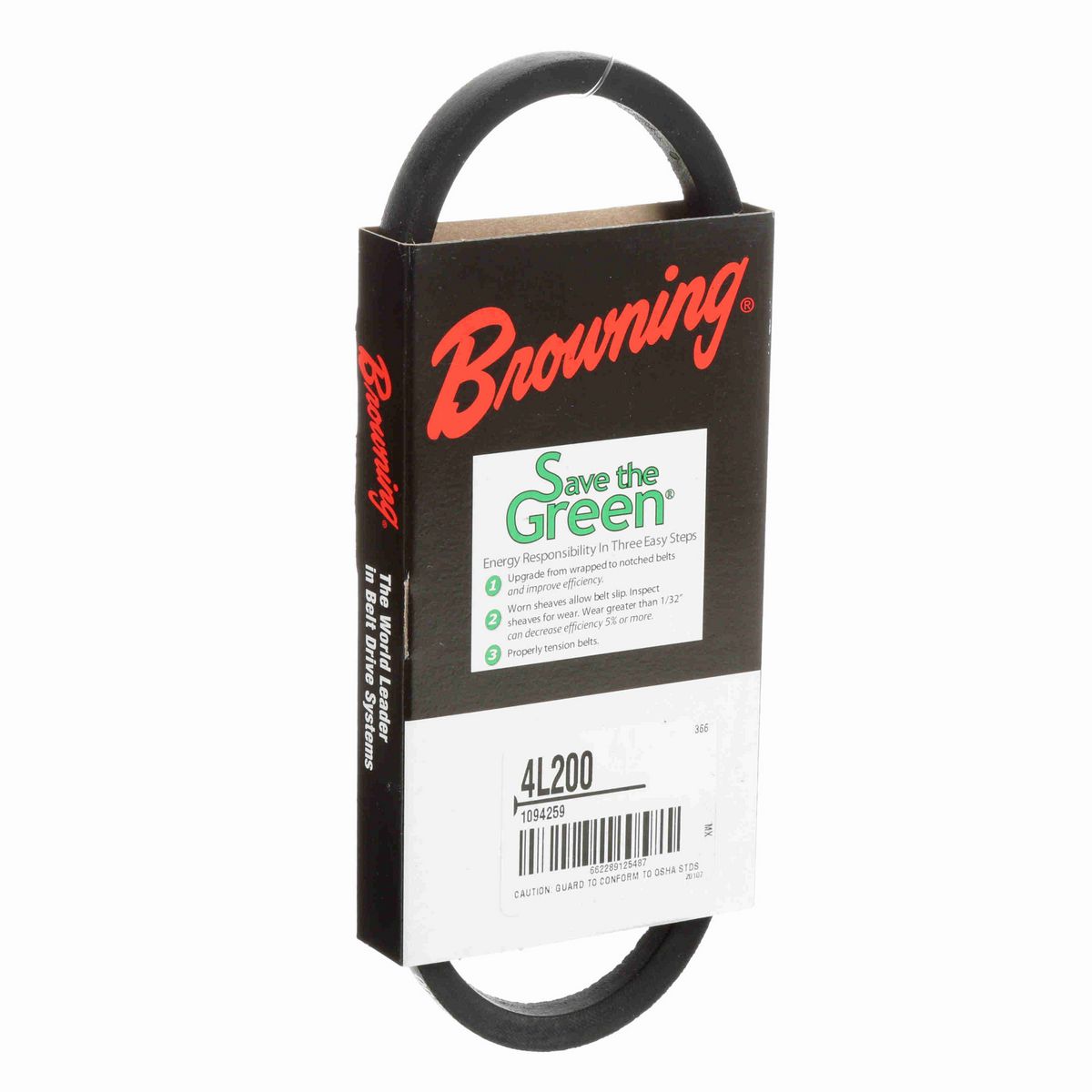 Browning Rubber FHP Belt - 4L200