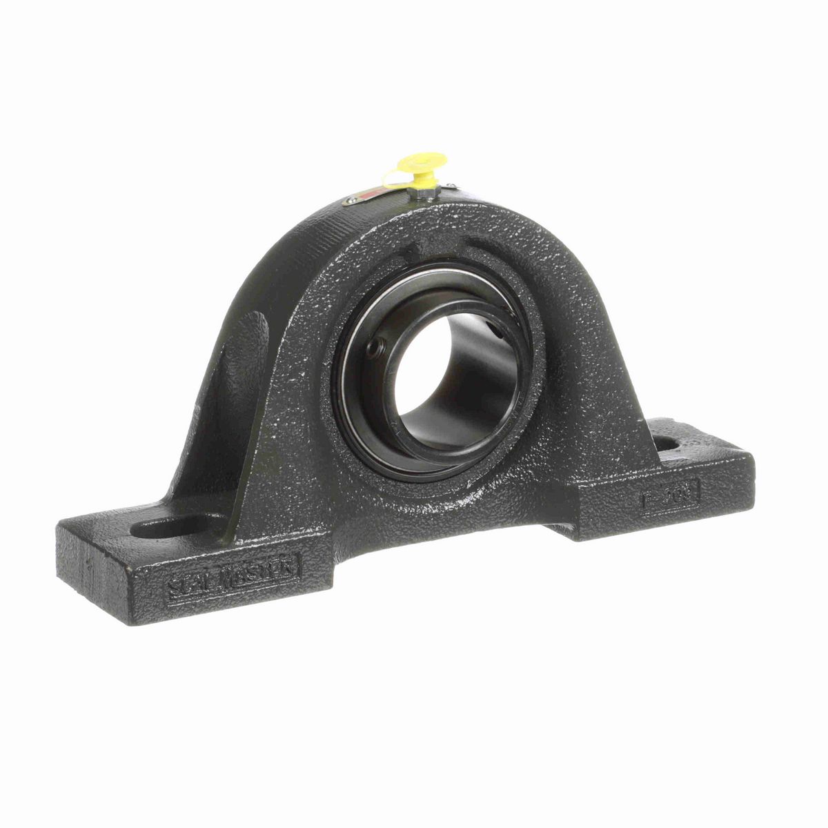 Sealmaster Mounted Cast Iron Two Bolt Pillow Block Ball Bearing - 52100 Bearing Steel, Black Oxided - Setscrew Lock - SP-32R
