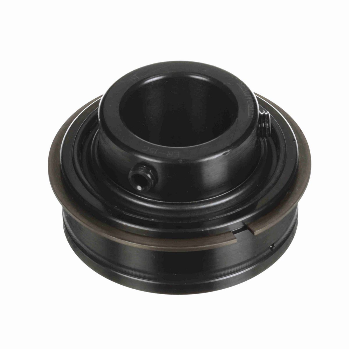 Sealmaster Mounted Insert Only Ball Bearing - 52100 Bearing Steel, Black Oxided - Setscrew Lock - ER-15C