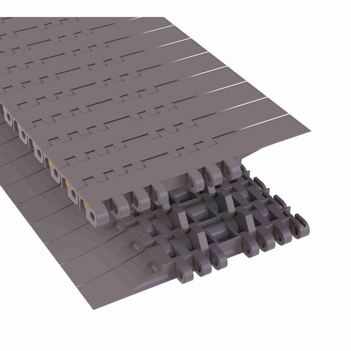 Rexnord 7705DTSR Straight Running DTS®, Material: Brown High Performance, Width: 4.5in, Pitch: 1in - 81421111