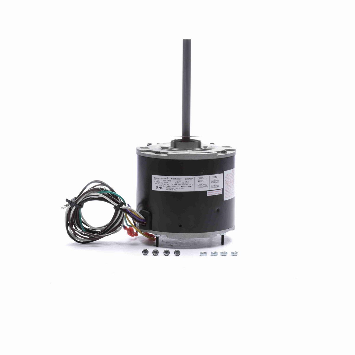 Century PRO-E SERIES® Condenser Fan Motor, 1/3 HP, 1 Ph, 60 Hz, 208-230 V, 1075 RPM, 1 Speed, 48 Frame, TEAO - EM3729F