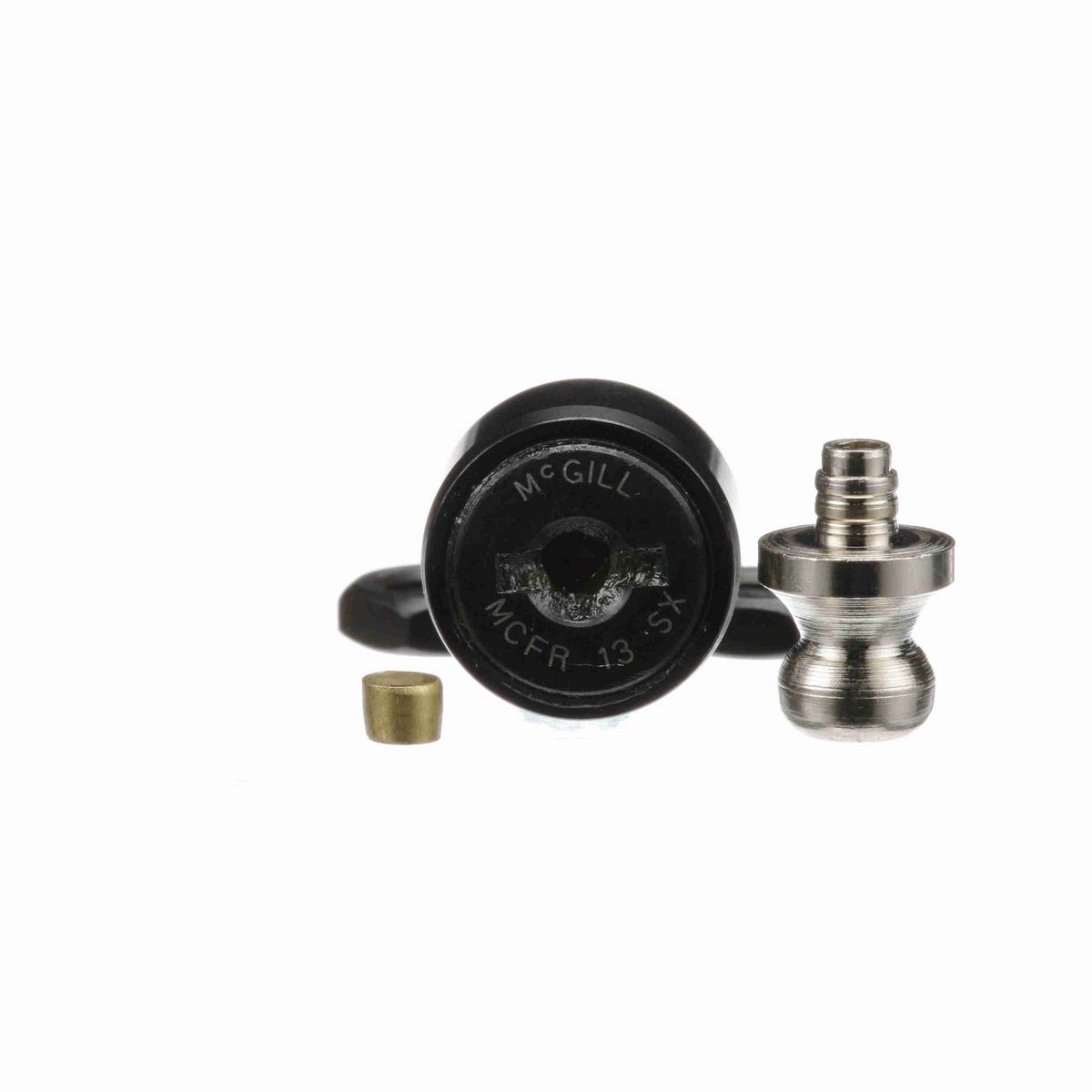 Опорный ролик с цапфой McGill CAMROL MCFR 13 SX, цилиндрический, с уплотнением, со шлицем под отвёртку, метрический