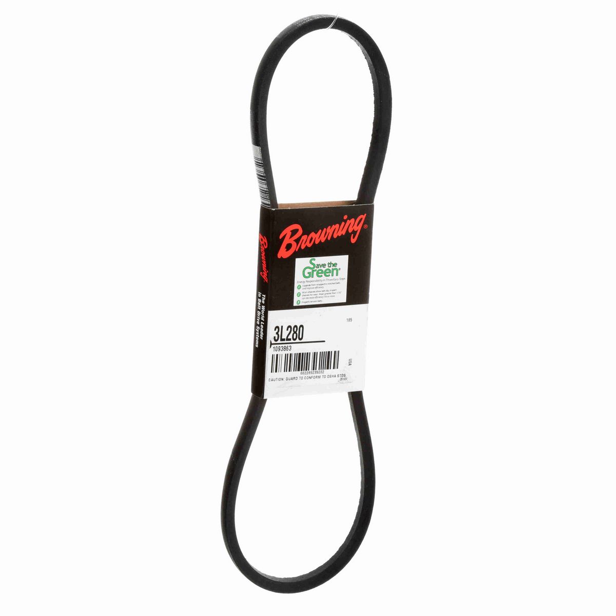 Browning Rubber FHP Belt - 3L280