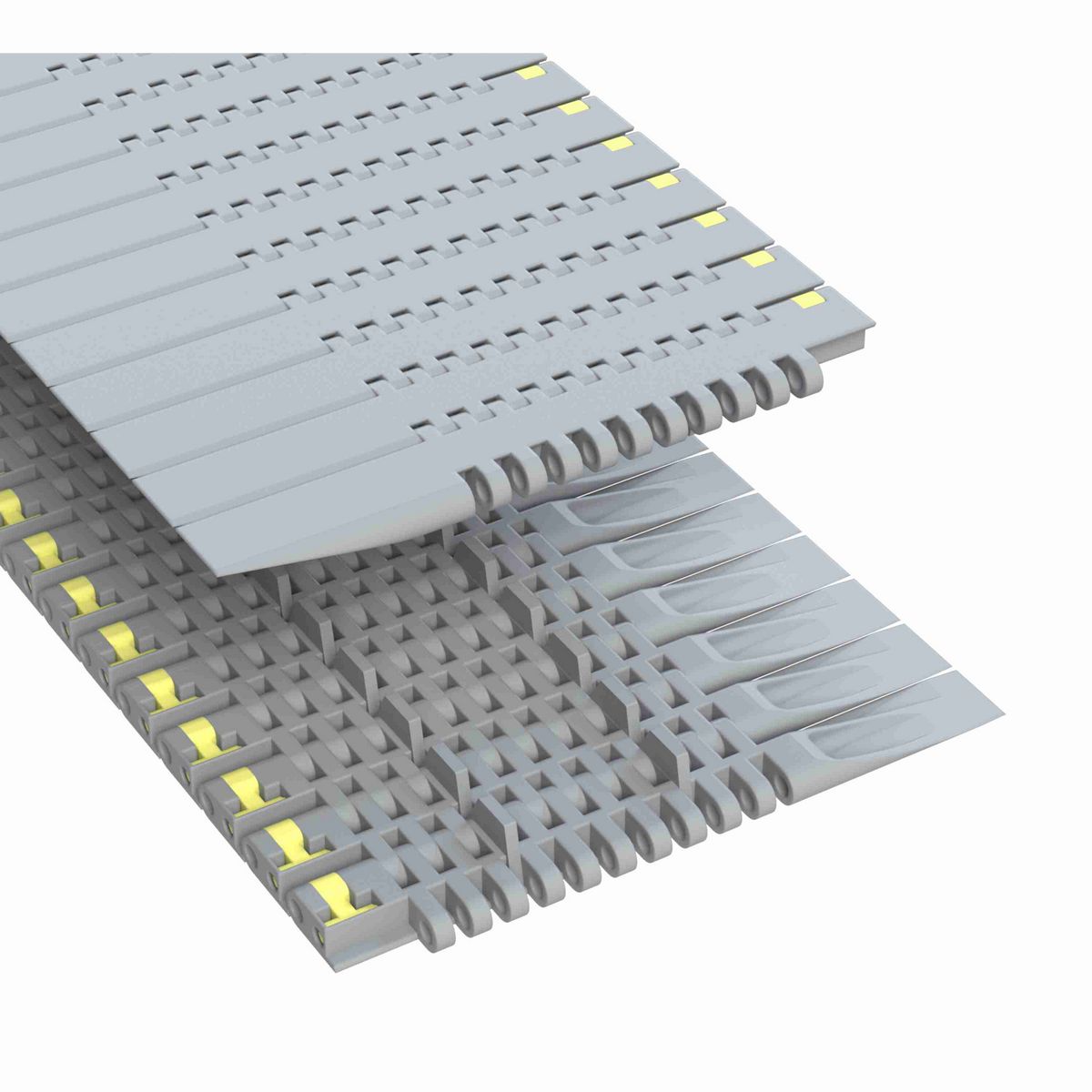 Rexnord 8505DTS Straight Running DTS®, Material: Silver Platinum Series™ X, Width: 4.5in, Pitch: 0.75in - 10295780