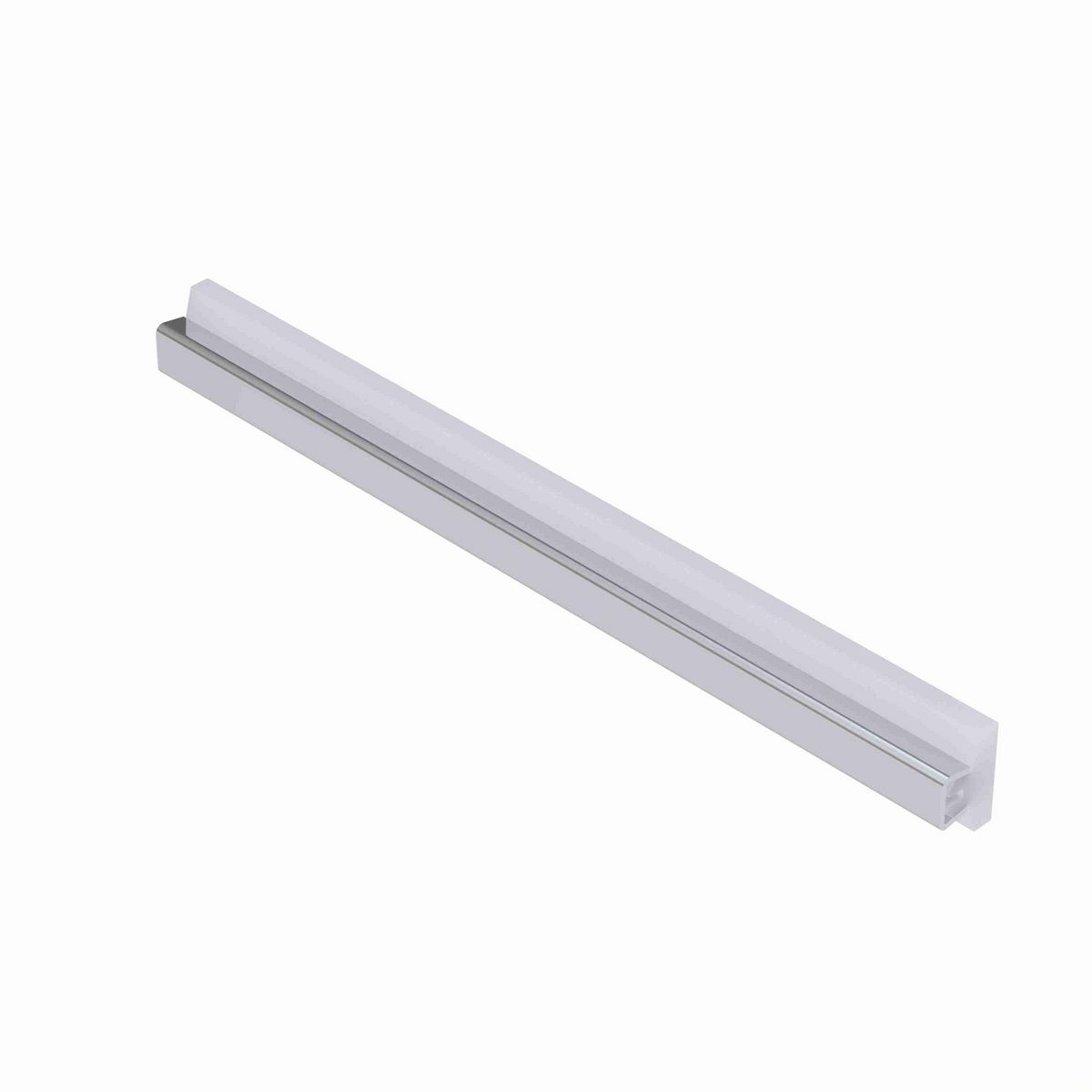 System Plast Tee Guide Rail: 1.25"W X 0.83"H X 96"L White UHMW-PE - VG-SST-1.25-8
