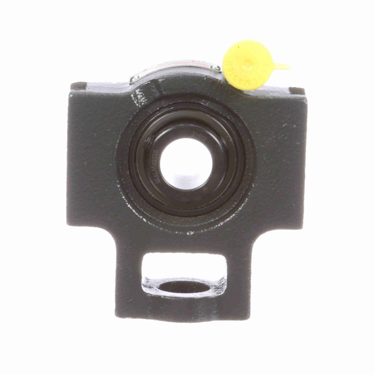 Sealmaster Mounted Cast Iron Wide Slot Take Up Ball Bearing - 52100 Bearing Steel, Black Oxided - Setscrew Lock - ST-12