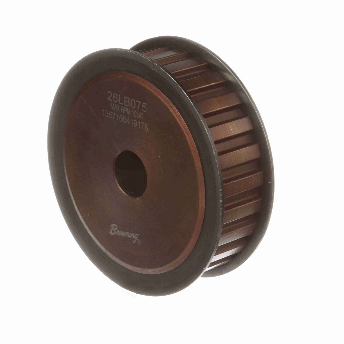 Browning Steel Rough Bore Gearbelt Pulley - 26LB075