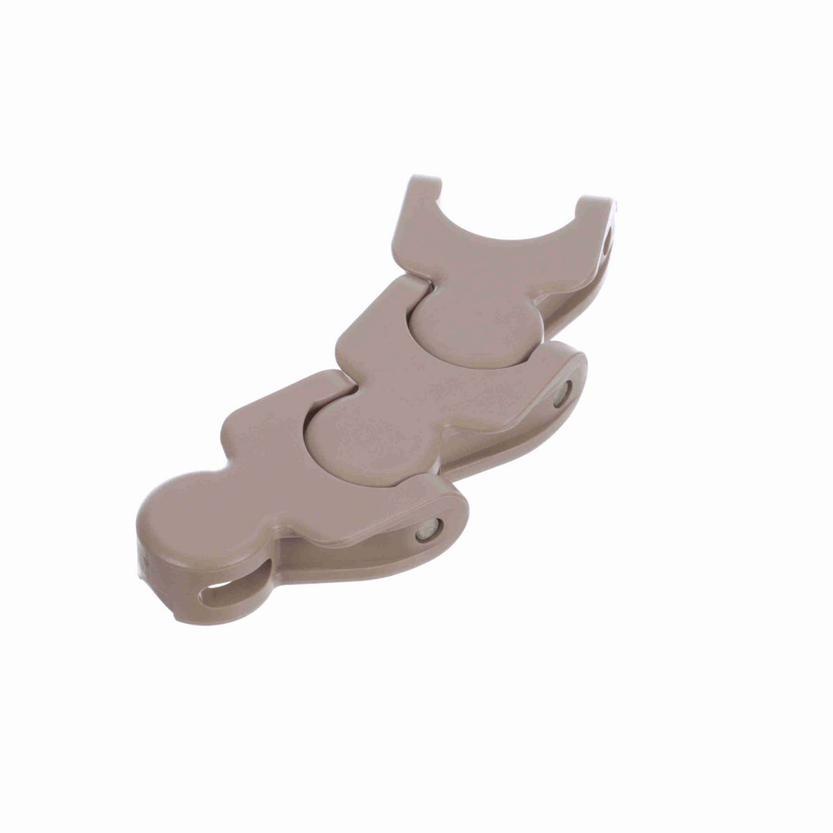 System Plast 1700 Side-flexing Solid Top, Material: Tan Low Friction, Width: 55mm, Pitch: 50mm - LF1700