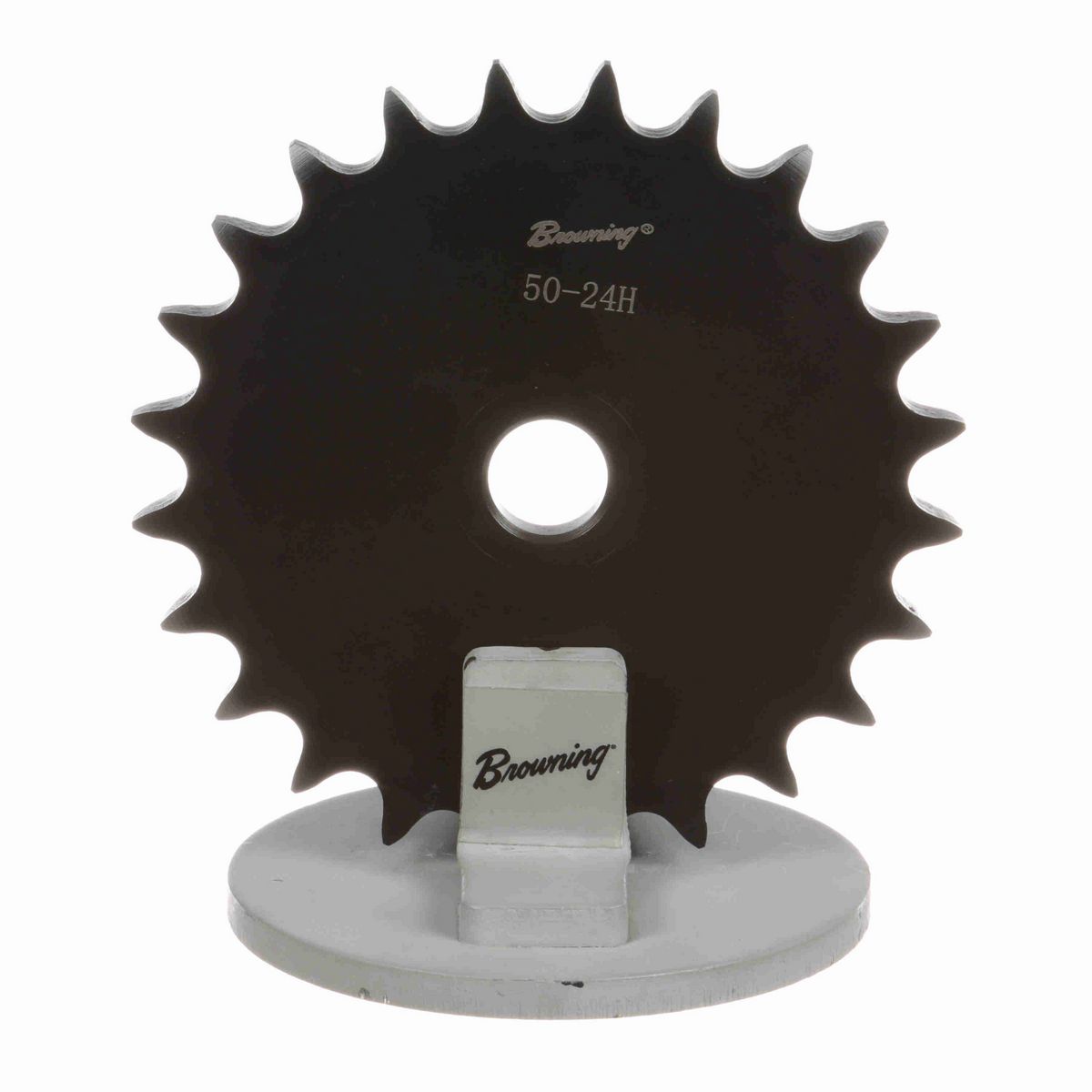 Browning Steel Minimum Plain Bore Roller Chain Sprocket - 50A24