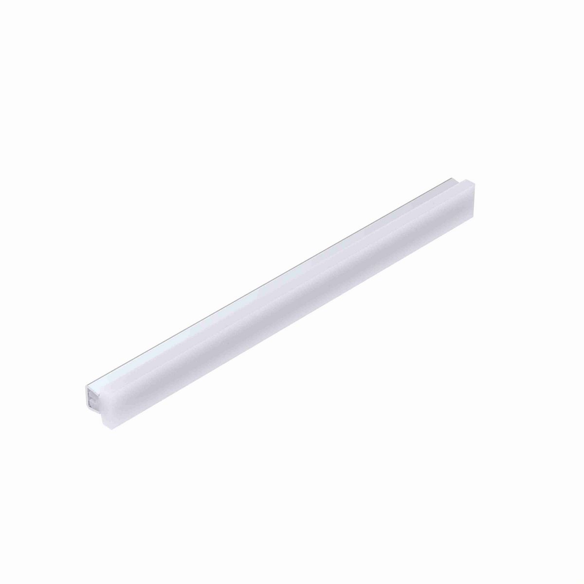 System Plast Tee Guide Rail: 1"W X 0.83"H X 144"L White UHMW-PE - VG-SST-1.00-12