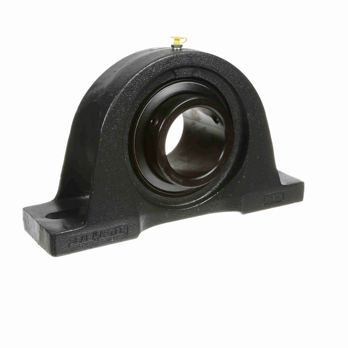 Sealmaster Mounted Cast Iron Two Bolt Pillow Block Ball Bearing - 52100 Bearing Steel, Black Oxided - Setscrew Lock - MP-63