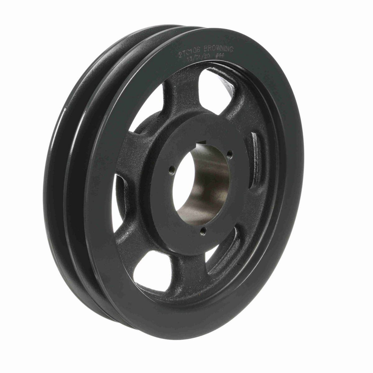 Browning 2 Groove Cast Iron Bushed Bore Multiple Sheave - 2TC106