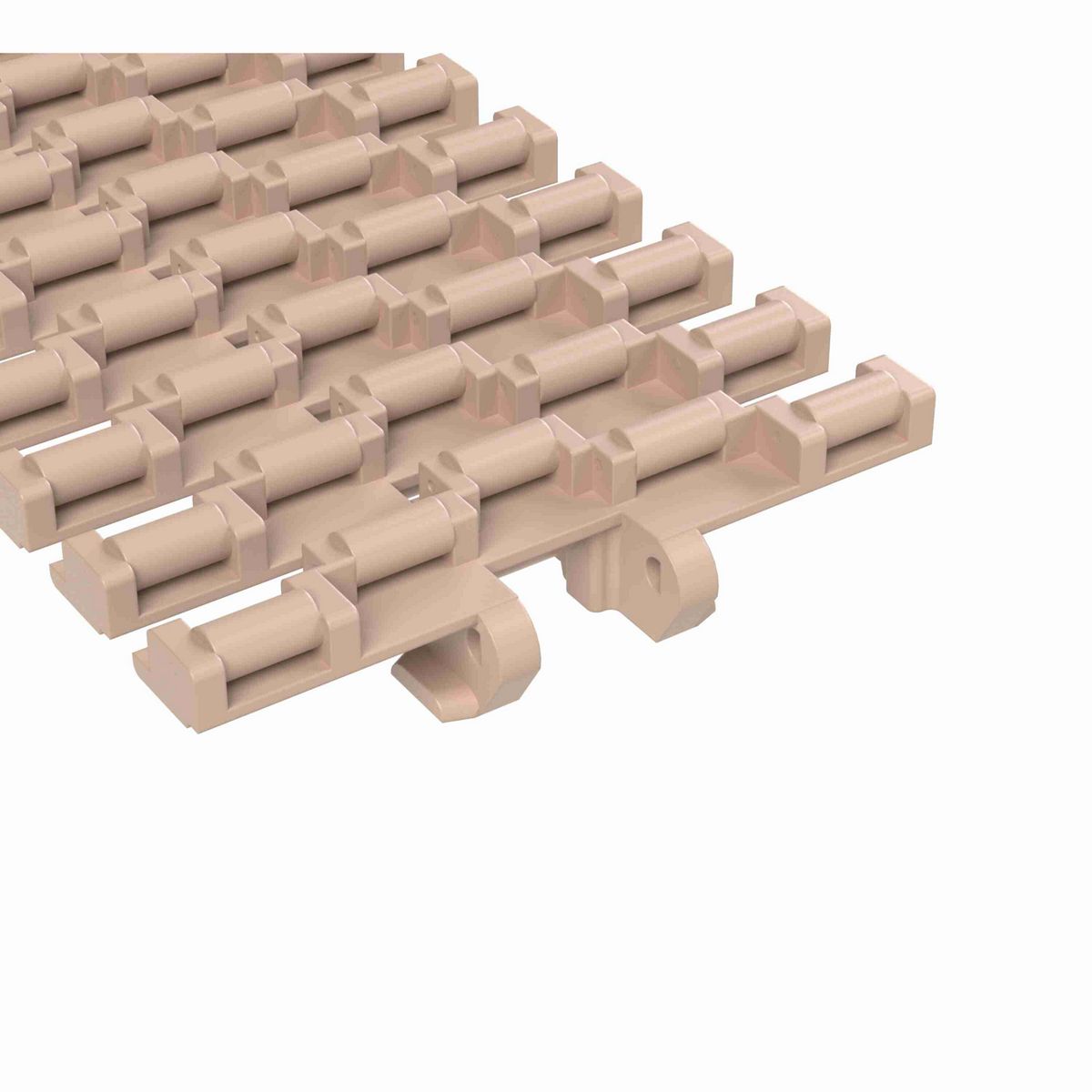 Rexnord 883TAB LBP Side-flexing Low Backline Pressure, Material: Tan Low Friction, Width: 7.5in, Pitch: 1.5in - LBP883TK7.5