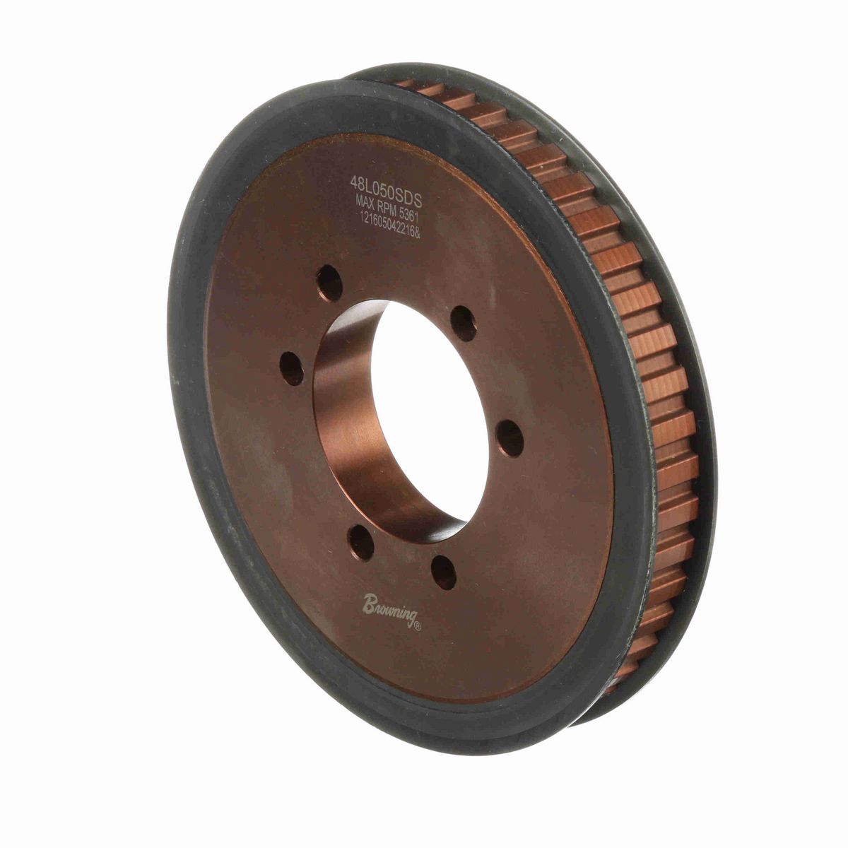 Browning Steel Bushed Bore Gearbelt Pulley - 48L050SDS