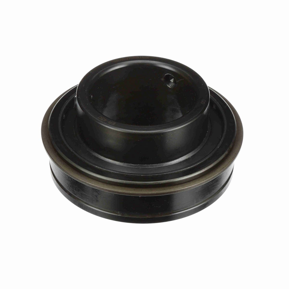 Sealmaster Mounted Insert Only Ball Bearing - 52100 Bearing Steel, Black Oxided - Setscrew Lock - ER-43C