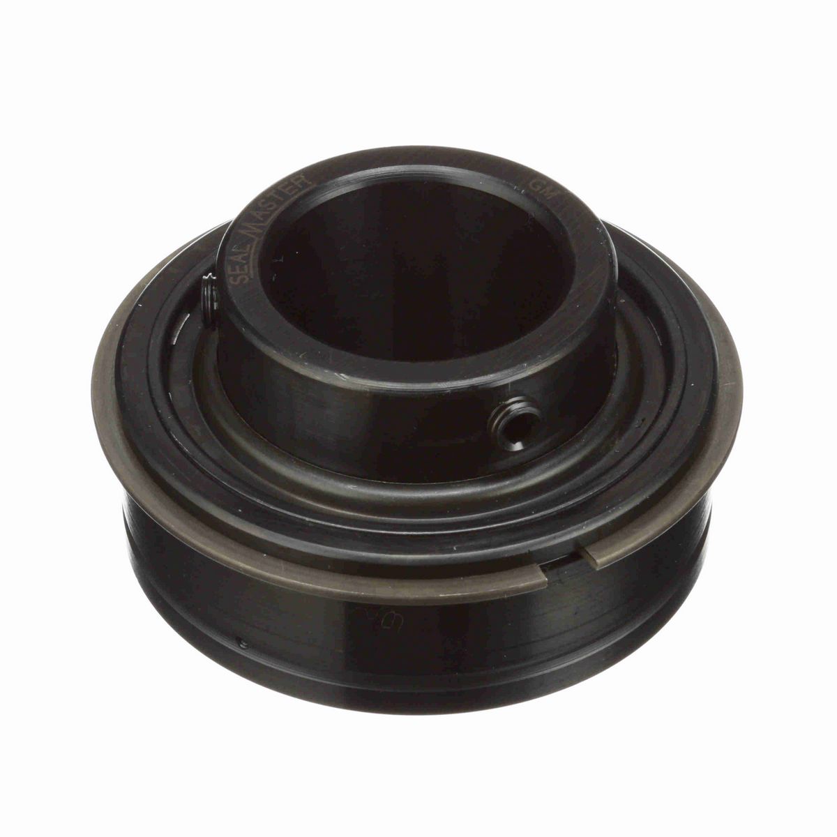 Sealmaster Mounted Insert Only Ball Bearing - 52100 Bearing Steel, Black Oxided - Setscrew Lock - ER-25C