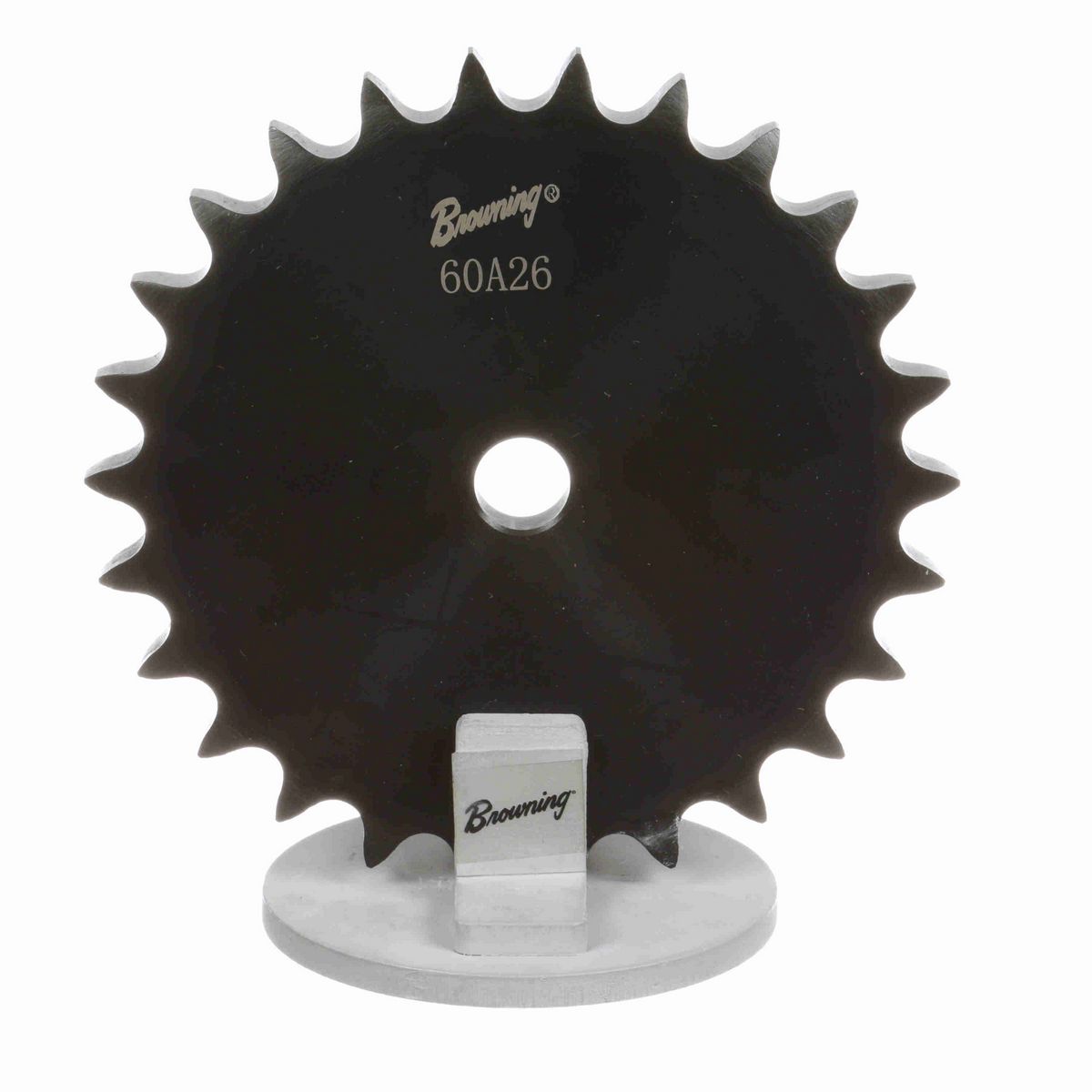 Browning Steel Minimum Plain Bore Roller Chain Sprocket - 60A26