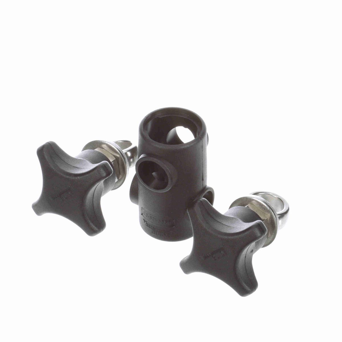 System Plast Cross Block for 5/8-in round x 5/8-in round w/ 2 Knobs - VG-621-58-58