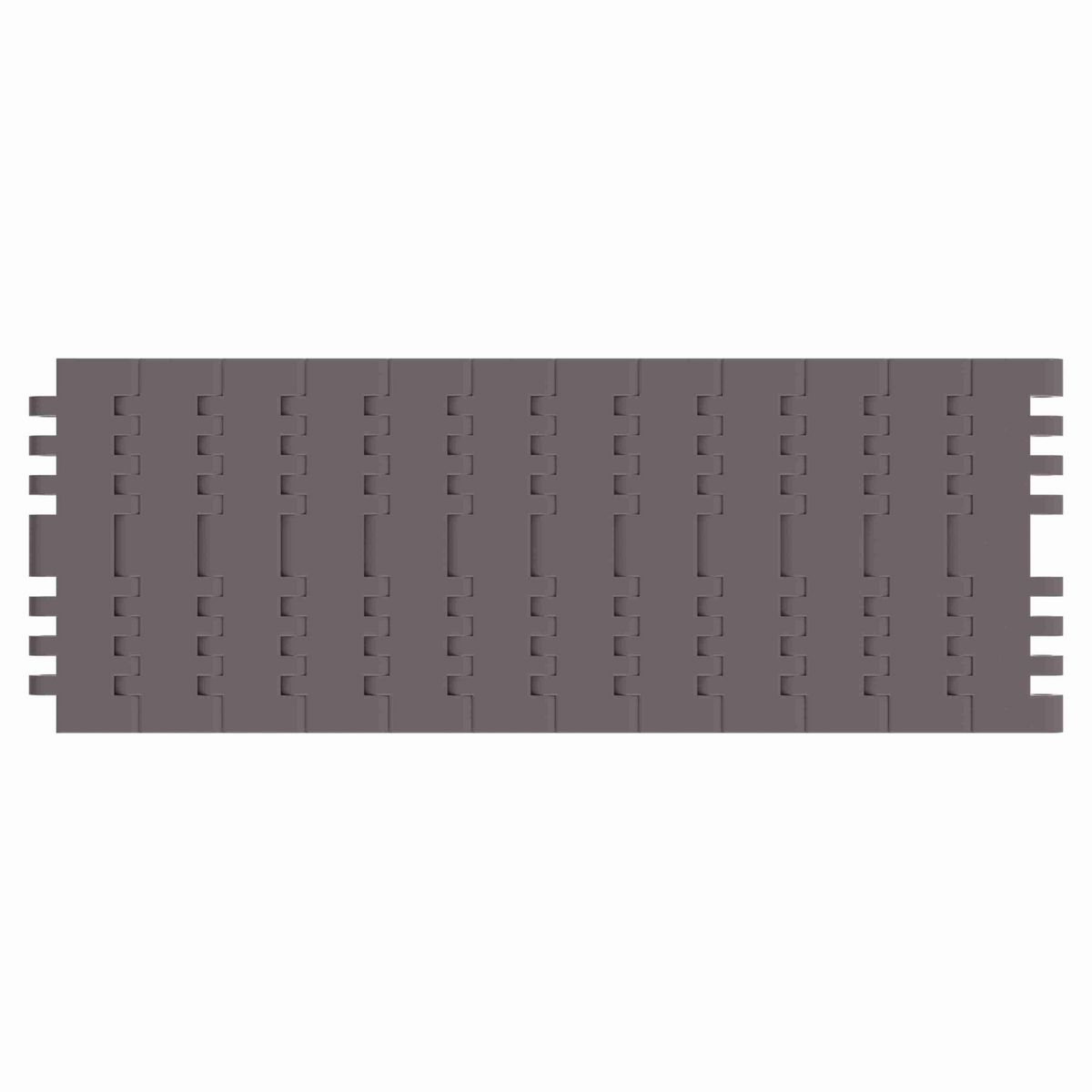 Rexnord 7705 Straight Running Solid Top, Material: Brown High Performance, Width: 4.5in, Pitch: 1in - 81416332