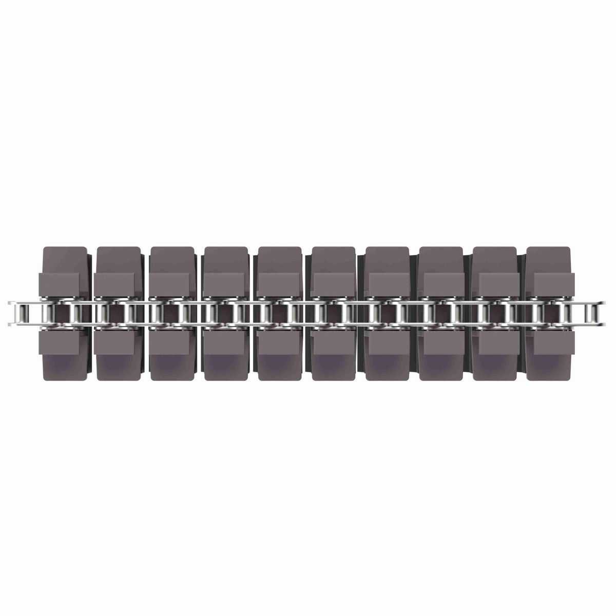 Rexnord 1873TAB SideGrip™ Side-flexing, Material: Brown High Performance, Width: 3.75in, Pitch: 1.5in - 81420501