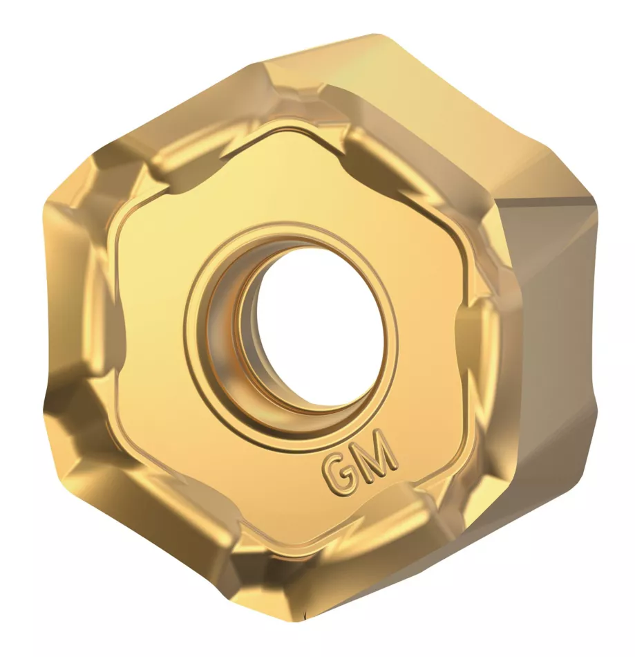 Face Milling Insert with Twelve Cutting Edges, Precision Ground Kennametal Dodeka 45° - Carbide Insert - HNGJ-GM - Medium Machining of Stainless Steels [7064754]