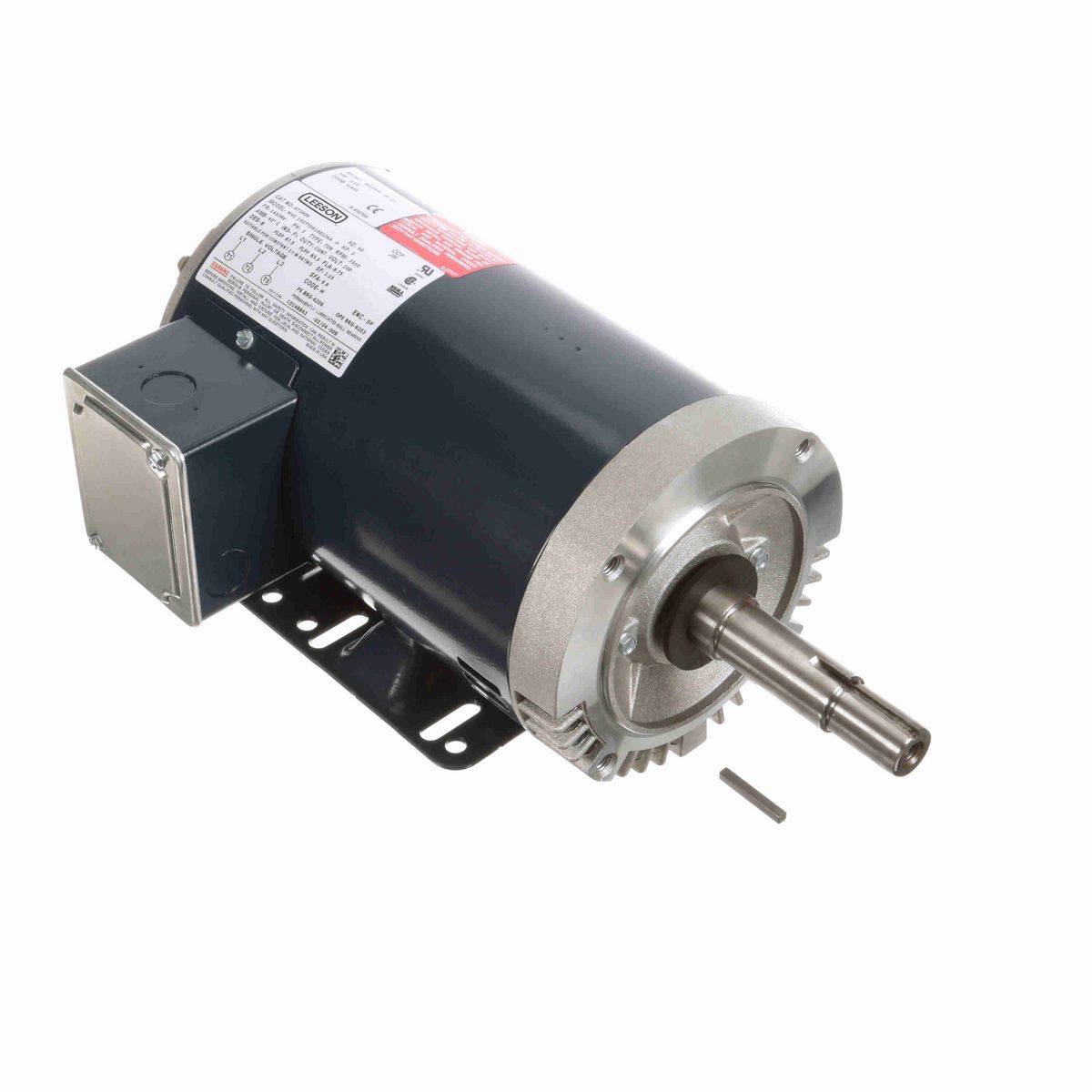 LEESON Close-Coupled Pump Motor, 3 HP, 3 Ph, 60 Hz, 200 V, 3600 RPM, 145JMV Frame, DP - GT2009