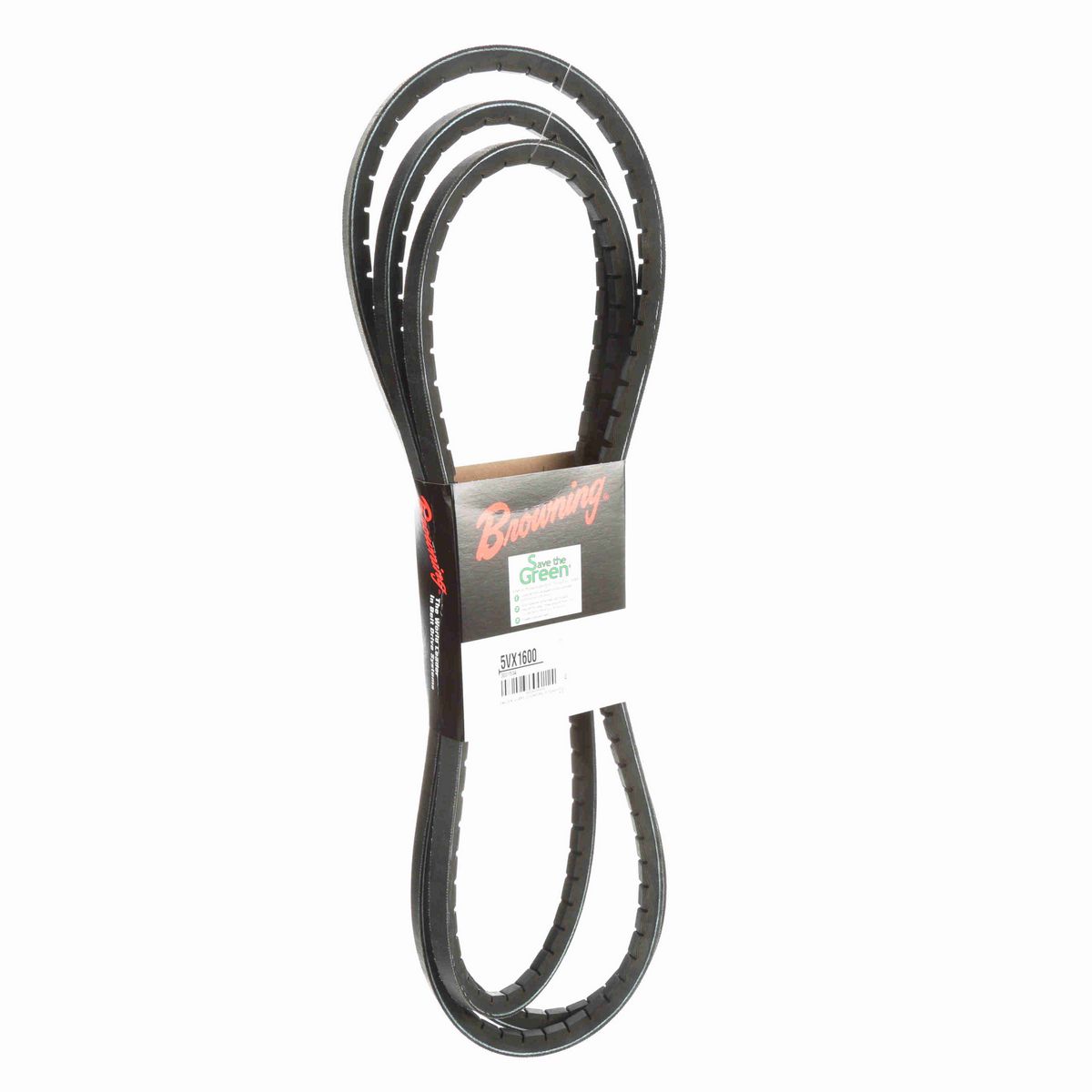 Browning EPDM Notched Belt 98% Efficient - 5VX1600