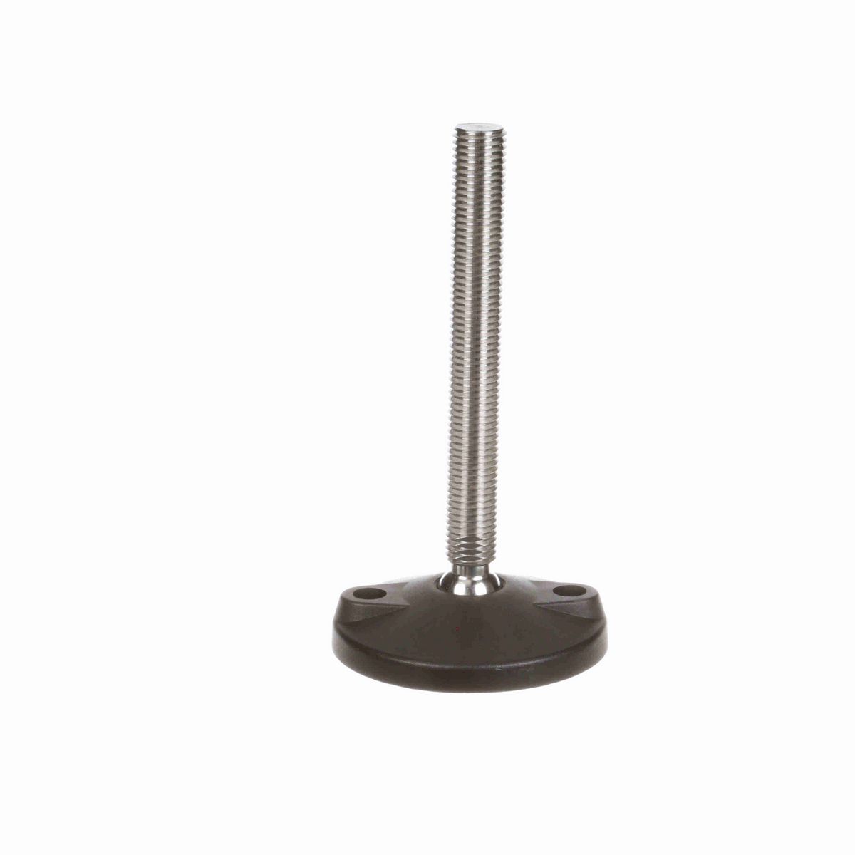 System Plast Fixed Plastic Leveler; Series: VG-511, Base Diameter: 4, Spindle Length: 6.09-mm, Thread: M20 - VG-511-02-SM20-L7T
