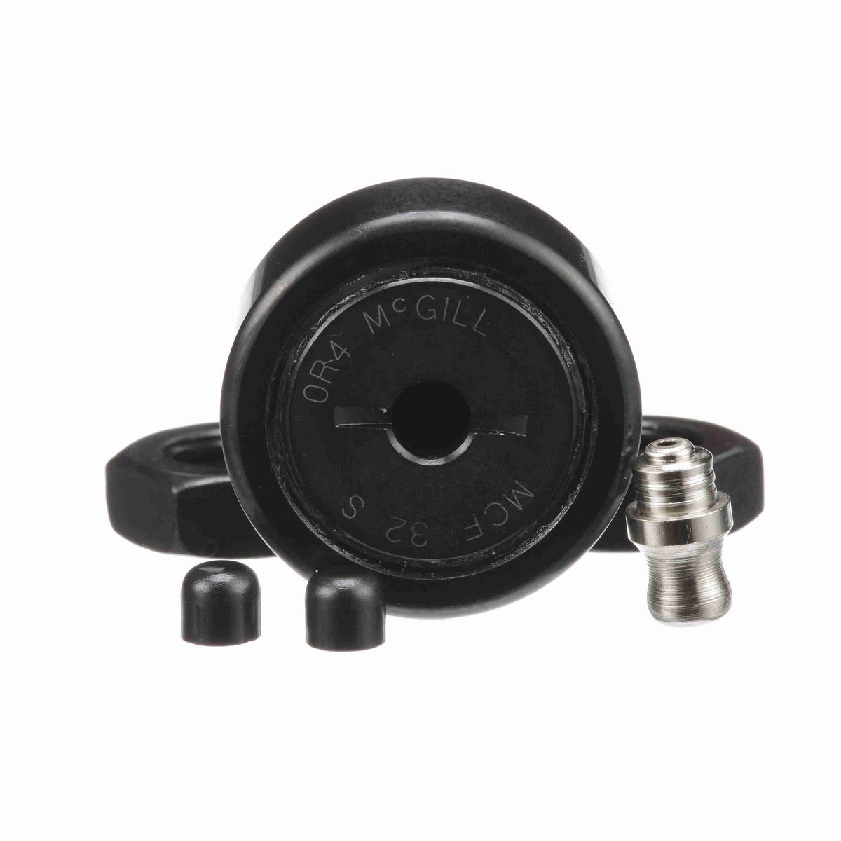 Опорный ролик с цапфой McGill CAMROL MCF 32 S, бочкообразный, с уплотнением, со шлицем под отвёртку, метрический