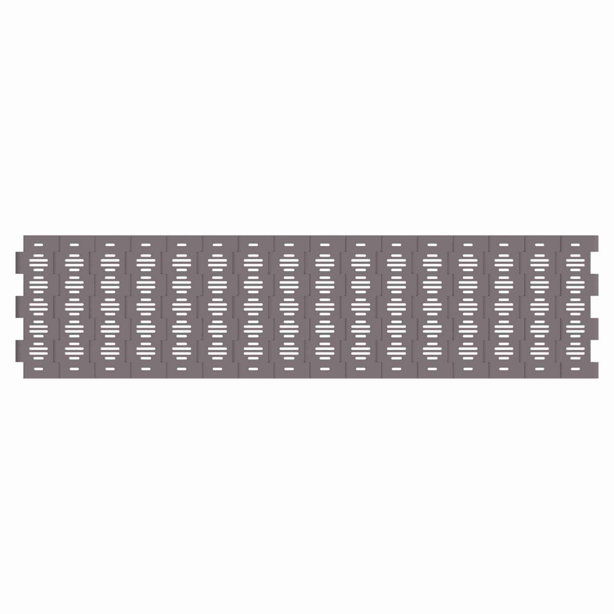 Rexnord 5706 Straight Running Flush Grid, Material: Brown High Performance, Width: 6in, Pitch: 1.5in - 81416773
