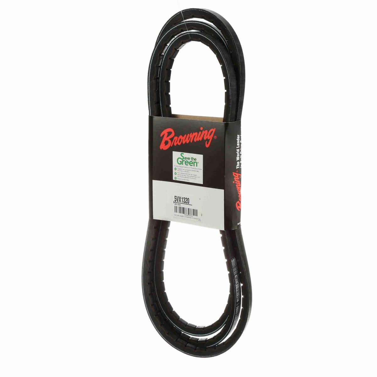 Browning EPDM Notched Belt 98% Efficient - 5VX1320