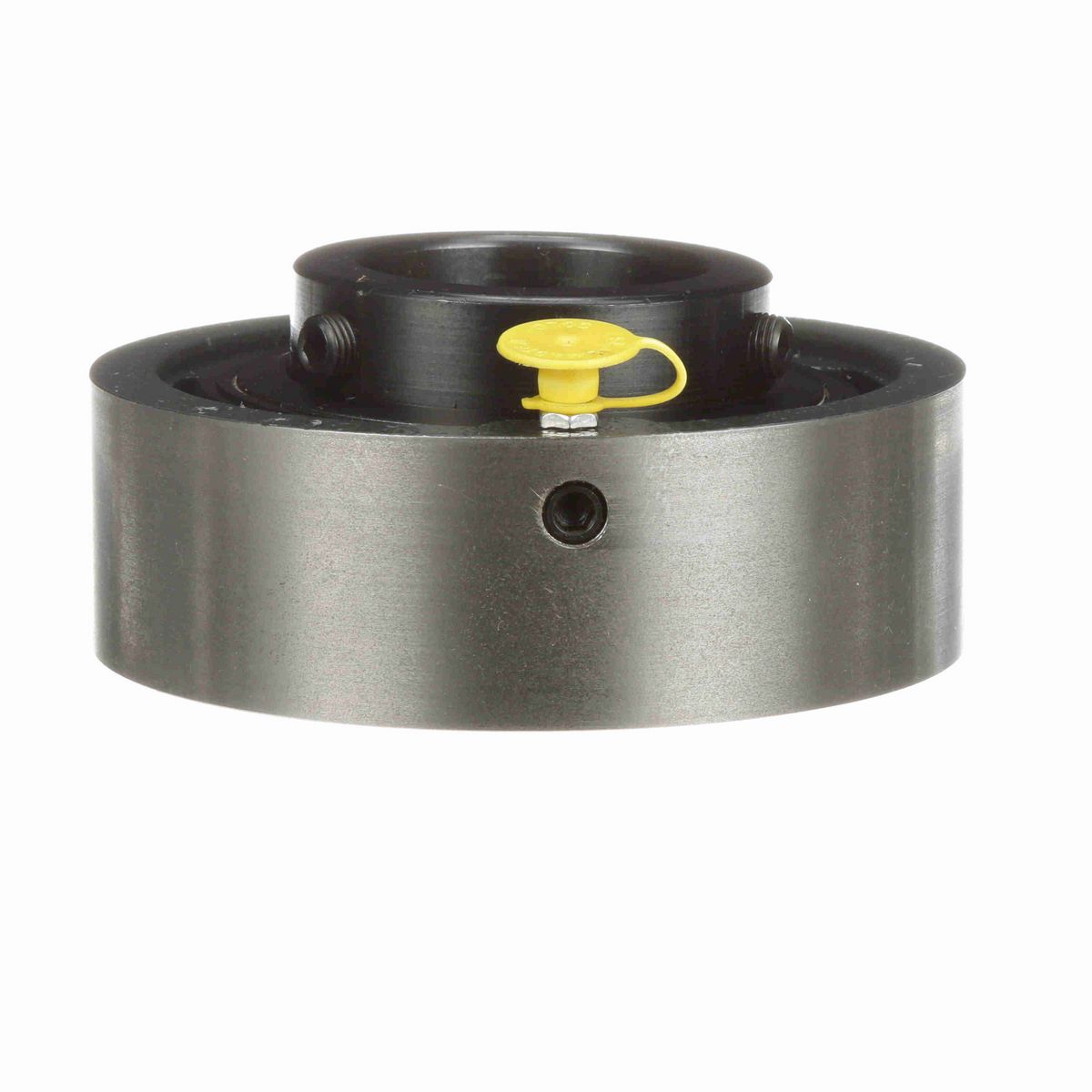Sealmaster Mounted Cast Iron Cylindrical Cartridge Ball Bearing - 52100 Bearing Steel, Black Oxided - Setscrew Lock - MSC-31