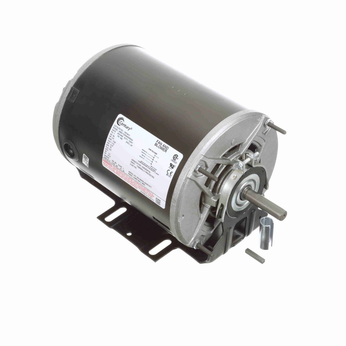 Century Fan and Blower Motor, 0.5 HP, 1 Ph, 60 Hz, 115 V, 1800 RPM, 56Z Frame, DP - F670AV1