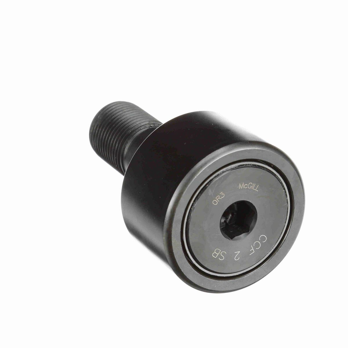 Опорный ролик с цапфой McGill CAMROL CCF 2 SB, бочкообразный, с уплотнением, с шестигранным отверстием, дюймовый