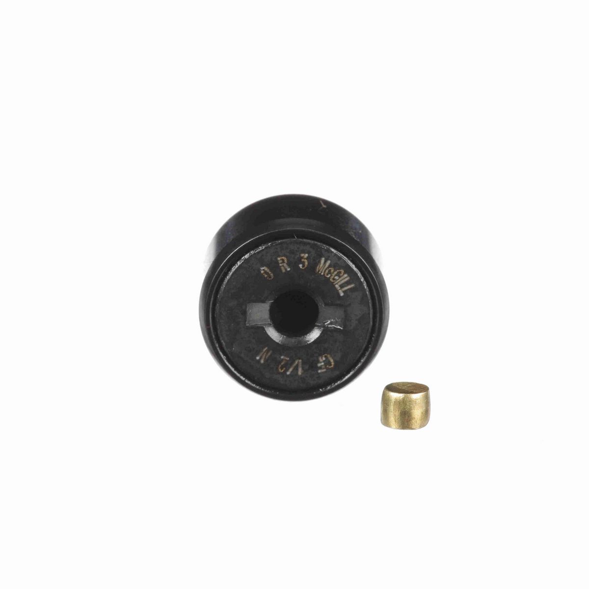 Опорный ролик с цапфой McGill CAMROL CF 1/2 N, цилиндрический, со шлицем под отвёртку, дюймовый