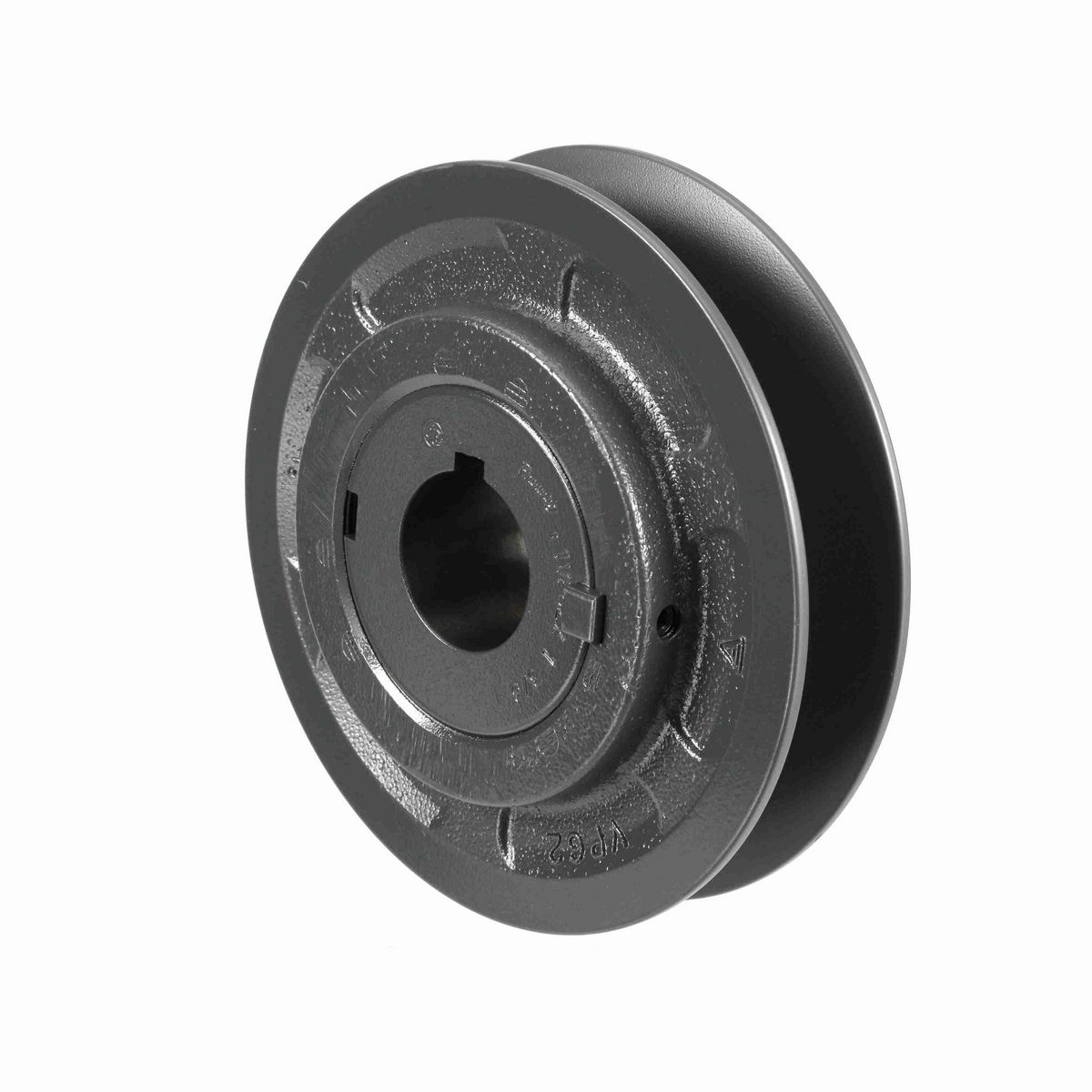 Browning 1 Groove Cast Iron Finish Bore FHP Variable Pitch Sheave - 1VP62X 1 3/8