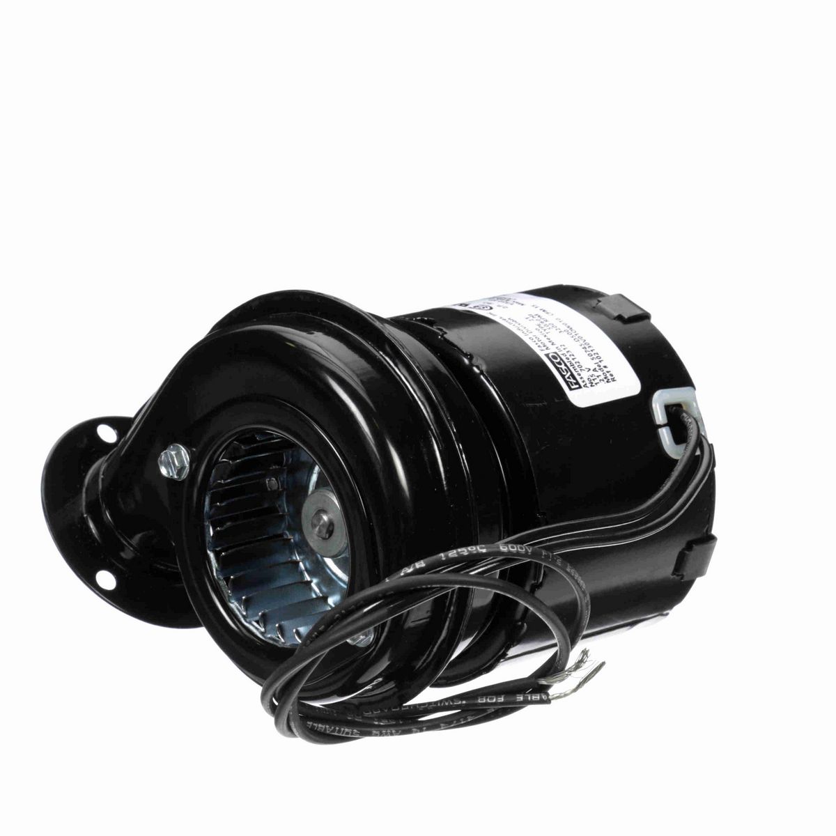 FASCO Round Outlet Shaded Pole Centrifugal Blower, 115 Volts, Flange: Yes - 50745-D500