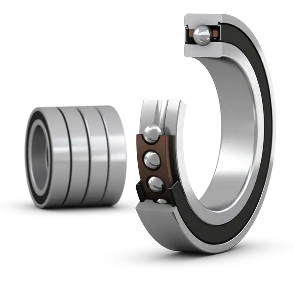 Согласованный комплект четырёх прецизионных радиально-упорных подшипников SKF S7010 CE/P4AQBCA