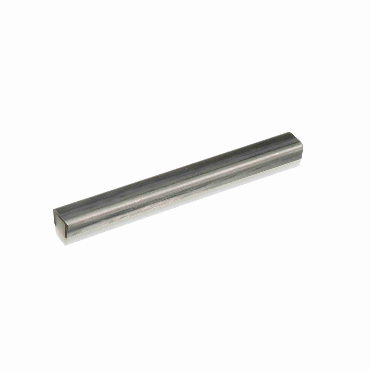 System Plast Wide Flat Guide Rail: 1"W X 0.69"H X 120"L White UHMW-PE - VG-SSWFS-10