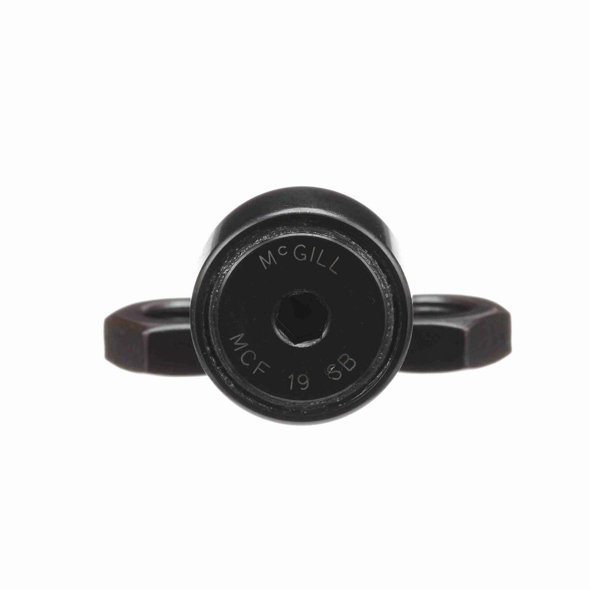 Опорный ролик с цапфой McGill CAMROL MCF 19 SB, бочкообразный, с уплотнением, с шестигранным отверстием, метрический