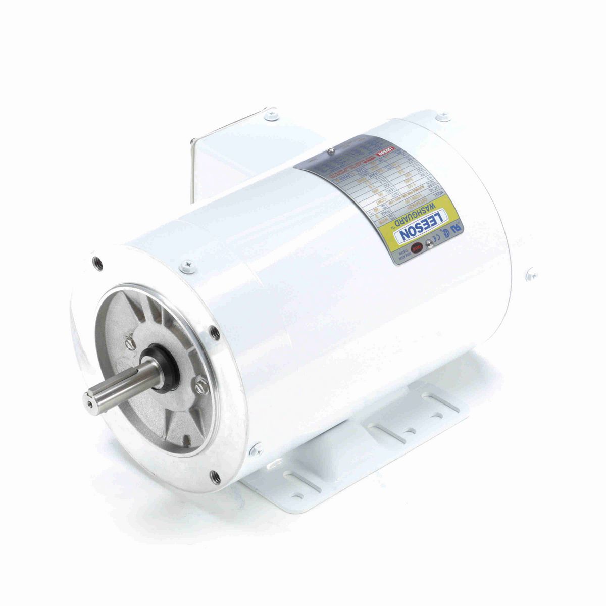 LEESON White Duck™ General Purpose Motor, 1.50 HP, 3 Ph, 60 Hz, 230/460 V, 3600 RPM, 56HC Frame, TENV - 113591.00